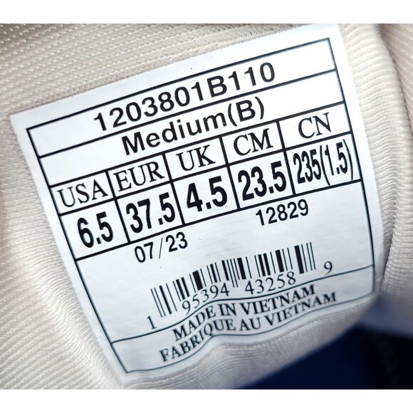 Brooks Ghost 15 Women's Size 6.5 Blanc Sunflower W Grey Athletic Running Shoes - Picture 12 of 12